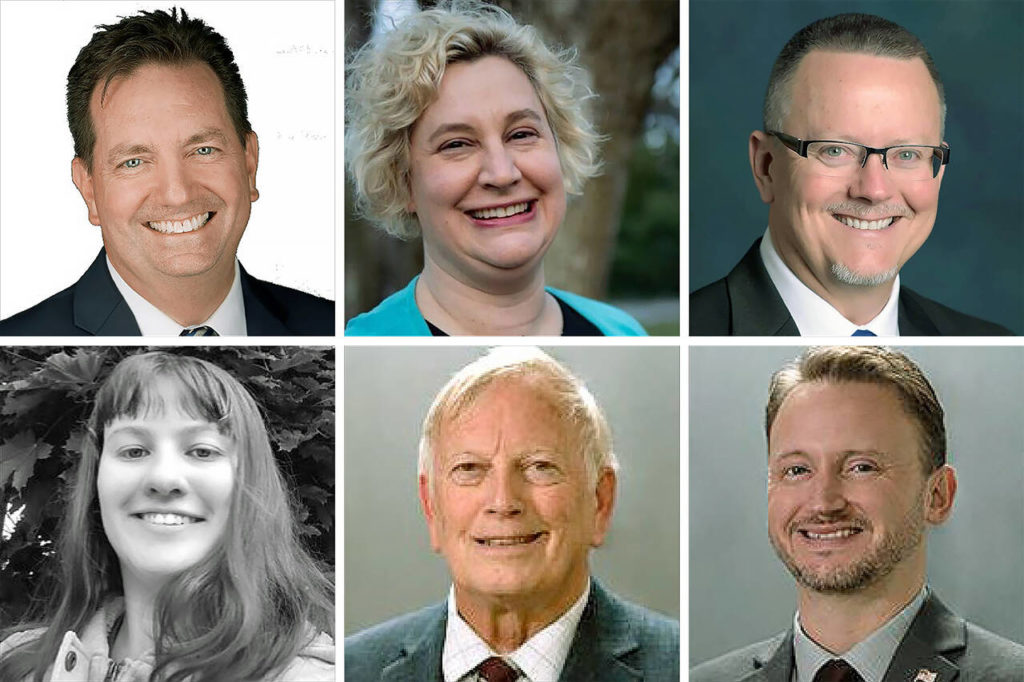 Top row (L-R): Jeffrey Vaughan, Cindy Gobel, Mark James. Bottom row (L-R): Ambyrlee Gattshall, Tom King, Michael Stevens.

