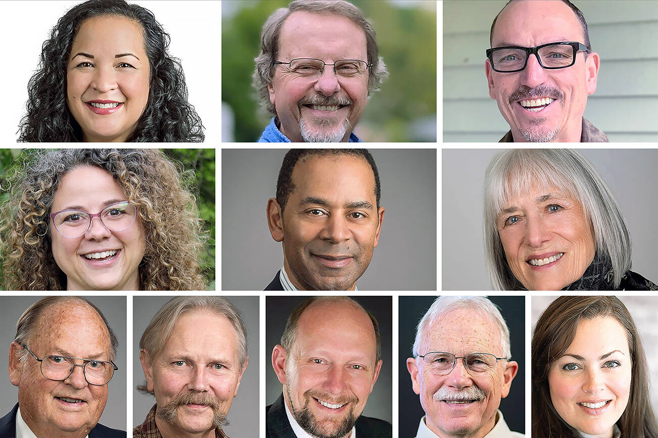 Top (L-R): Linda Redmon, Tom Merrill, David Flynn. Center (L-R): Lea Anne Burke, Felix Neals, Karen Guzak. Bottom  (L-R): Larry Countryman, Steve Dana, John Kartak, Brian Mills, Kari Zimmerman.