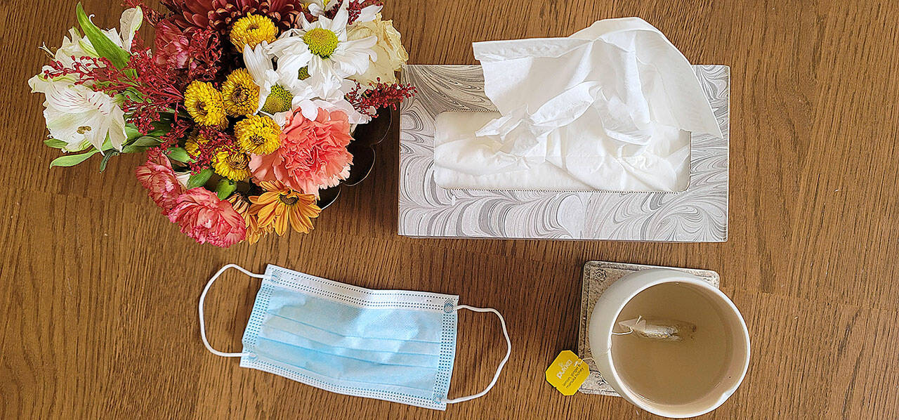Tea, tissues and a COVID-19 test. Staying home sick from school presents new challenges. (Jennifer Bardsley)