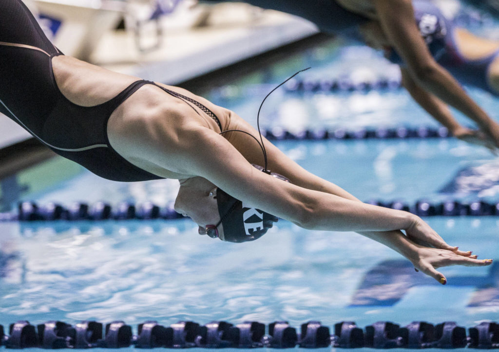 Lake Stevens senior Madelynn Butler capped her prep career with a pair of 4A state medals. (Olivia Vanni / The Herald)
