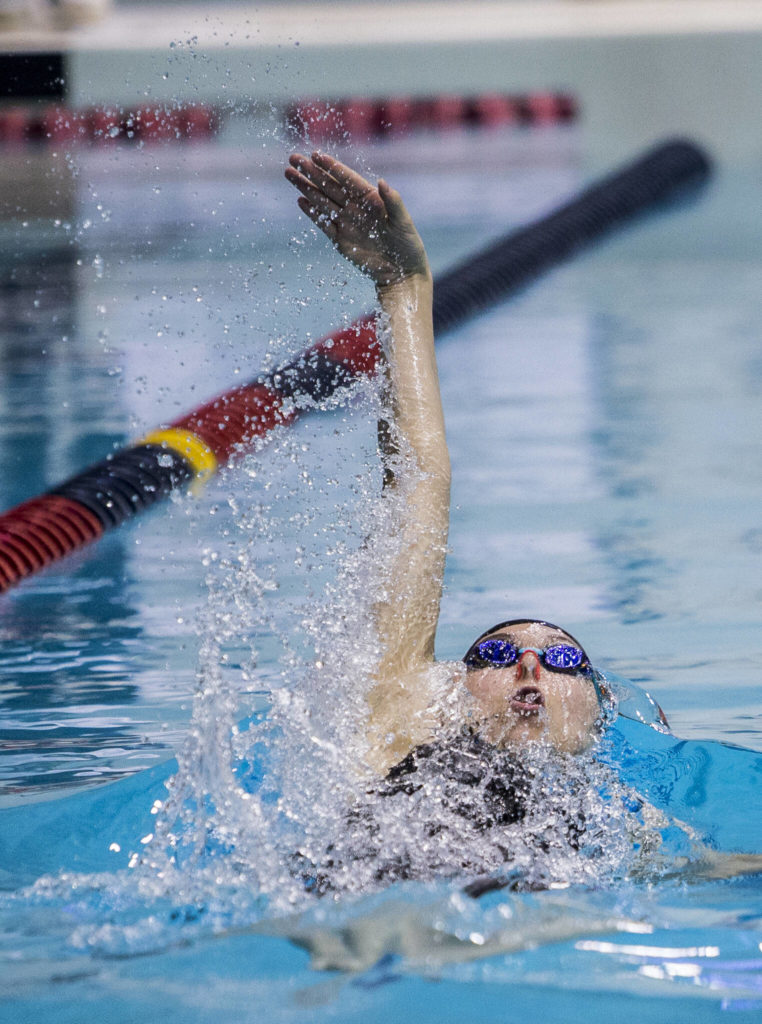 Monroe senior Mia Grove capped her prep career with a pair of 3A top-four state medals. (Olivia Vanni / The Herald)
