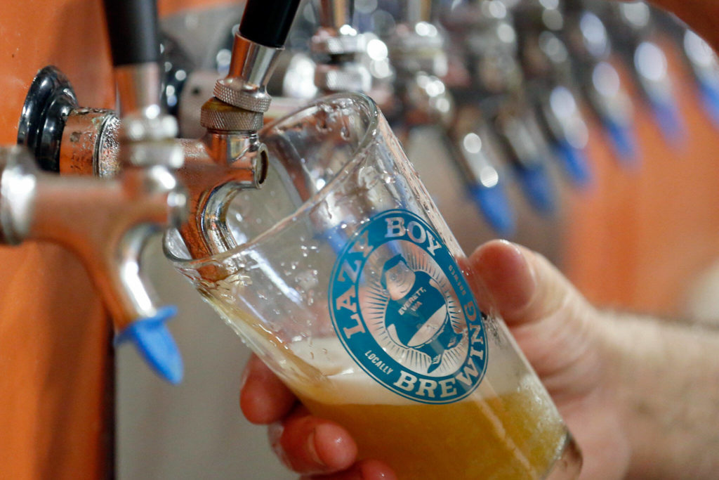 Lazy Boy Brewing is set to relocate from its south Everett location of 15 years to the Port of Everett’s Waterfront Place next year. (Kevin Clark / Herald file)
