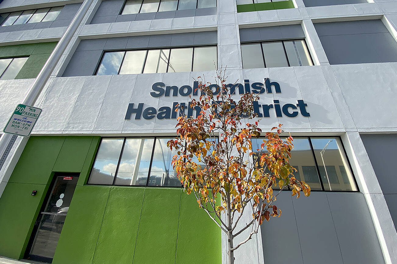 The Snohomish Health District building in Everett. (Sue Misao / The Herald)