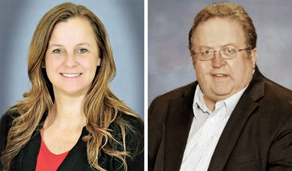 Dani Gaumond (left) and Rob Johnson.

