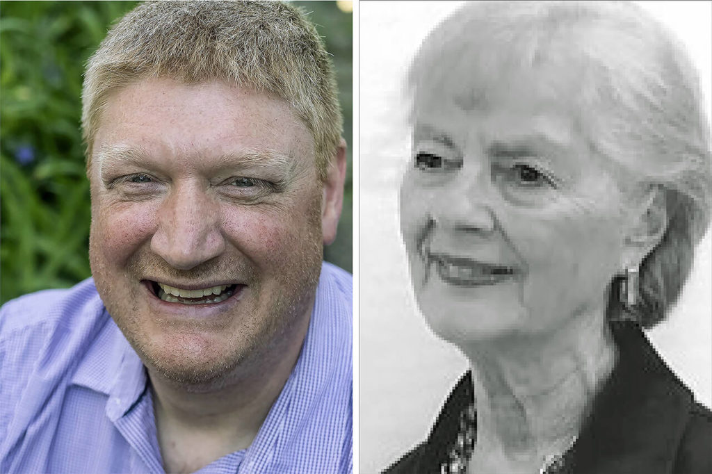 Patrick Leonetti (left) and Donna Cross.
