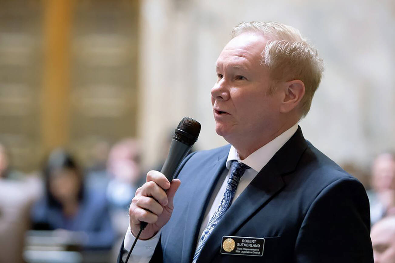 The Washington State House of Representatives convenes for floor session, Feb. 21, 2019.