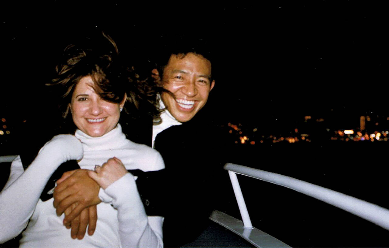 Tami Agassi and Lobsang Dargey. (Tami Agassi)