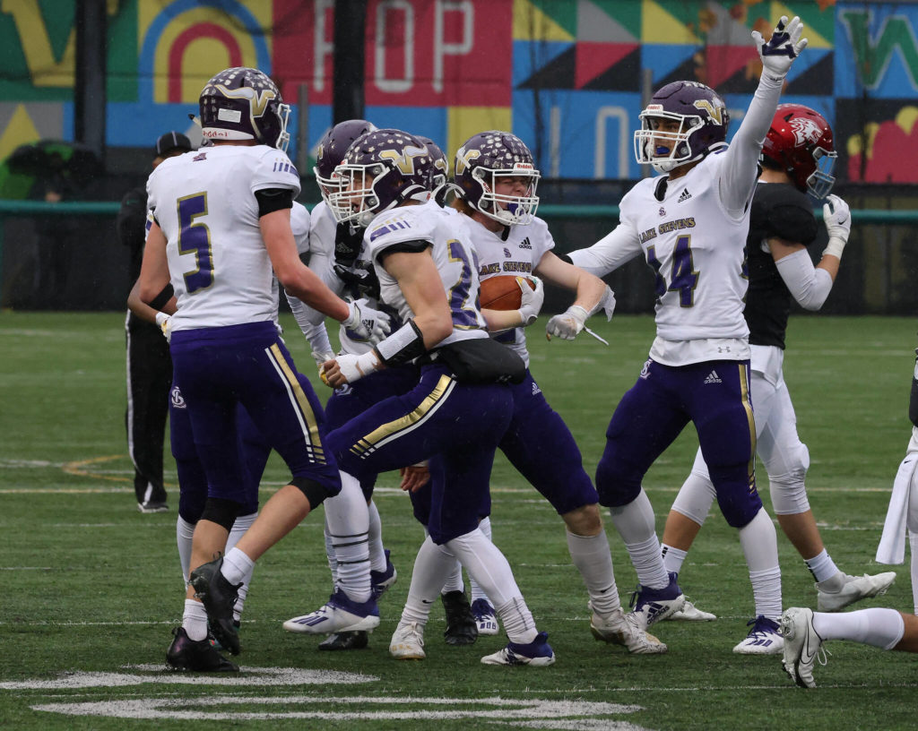 Lake Stevens is making its second state title game appearance in the past three full-length seasons. (Andy Bronson / The Herald)
