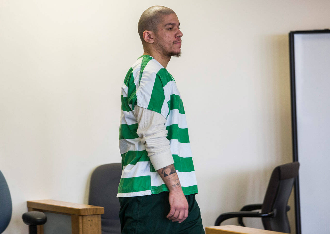 Matthew McGowan at the Snohomish County Courthouse on Jan. 30, 2020, in Everett. (Olivia Vanni / Herald file)