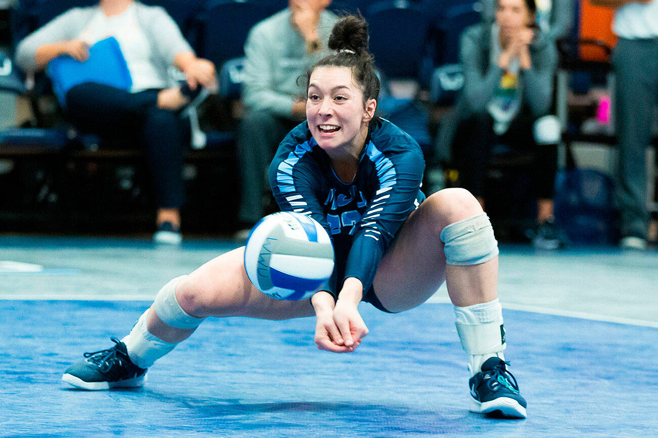 Western Washington pin hitter Gabby Gunterman, a Lake Stevens graduate. (Western Washington University photo)