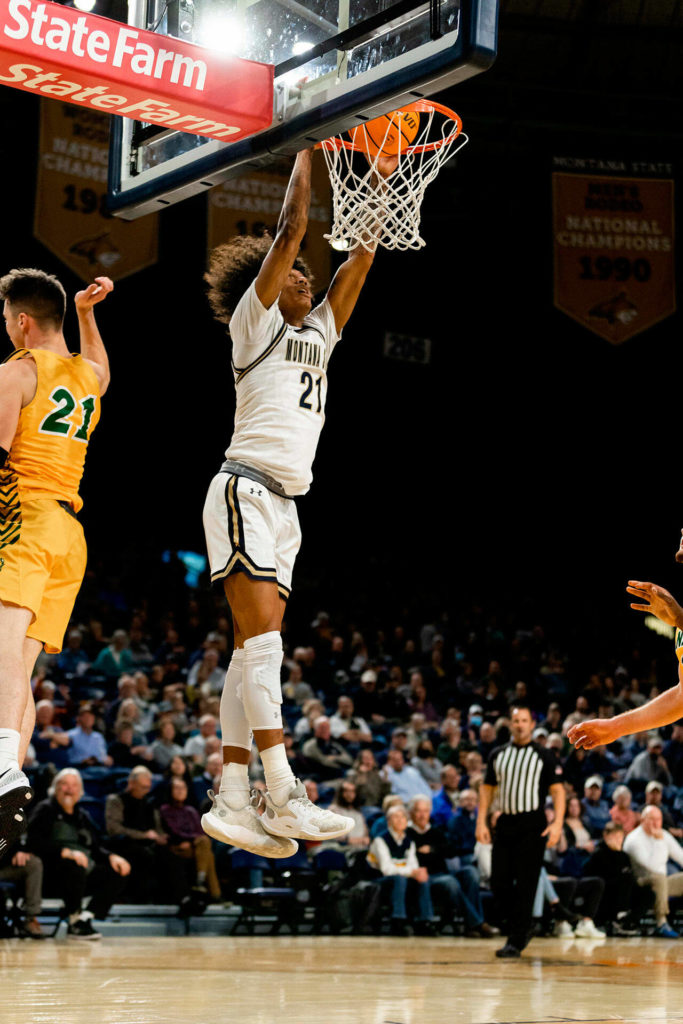 Montana State guard RaeQuan Battle, a Marysville Pilchuck graduate. (Jack Murrey/Montana State Athletics)
