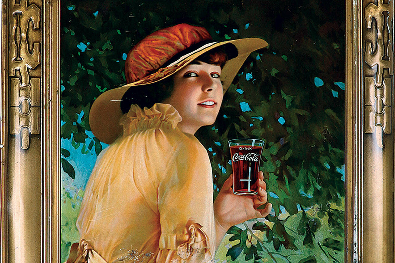 Photo Caption: Paying $12,390 would be awfully expensive for a Coke, but apparently not for this Coca-Cola sign sold by Morford Antique Advertising Auctions.