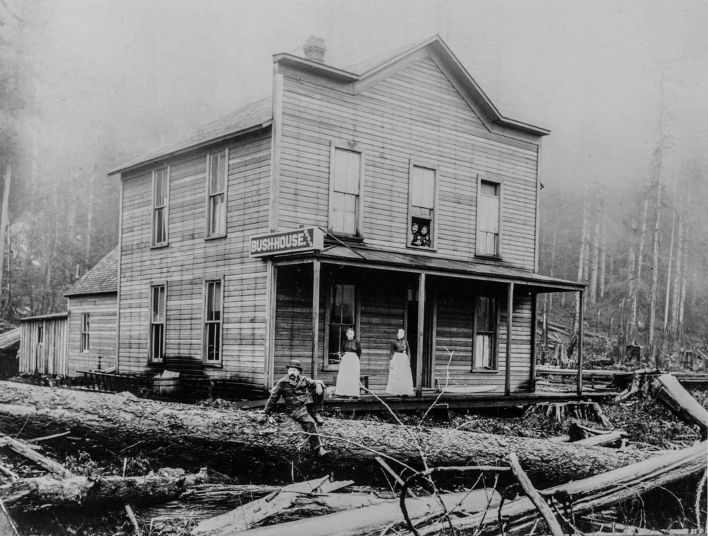 The Bush House in the early days of Index. (Courtesy Photo)
