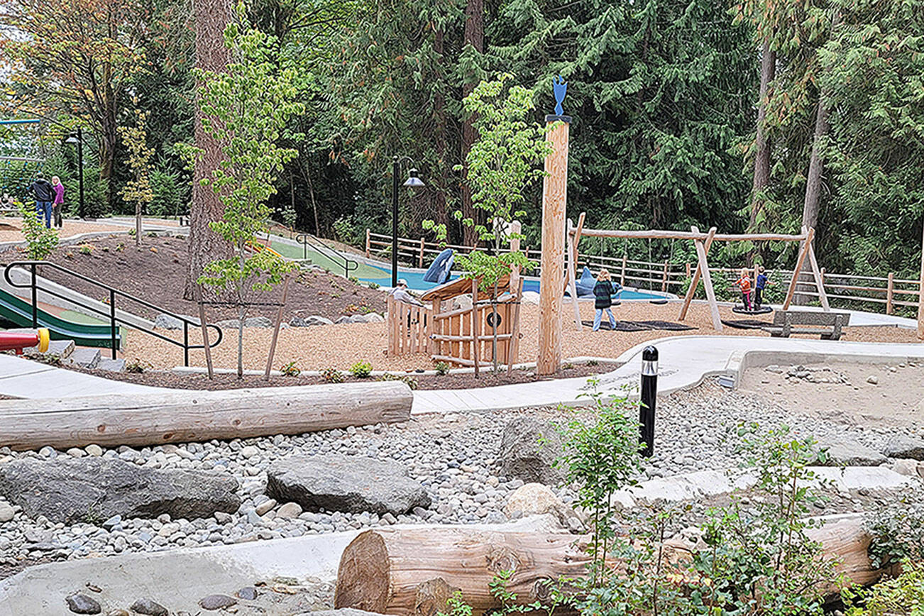 Caption: The Suquamish Museum and nearby playground is one of many destinations worth exploring for kids of all ages. (Jennifer Bardsley)