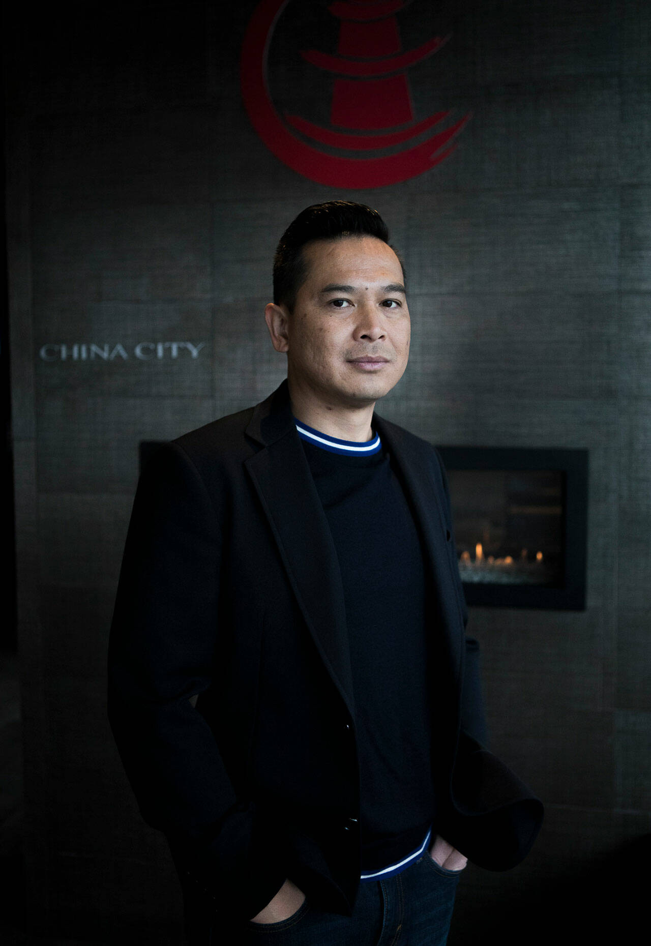 Jack Ng, owner of China City, at his restaurant in Mill Creek. (Olivia Vanni / The Herald)