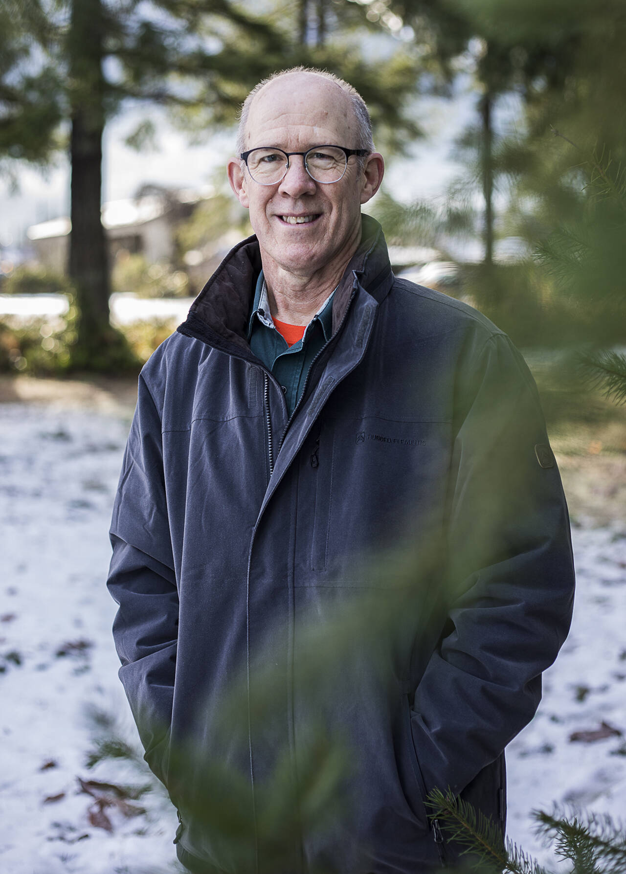 Nels Rasmussen on Dec. 20 in Darrington. (Olivia Vanni / The Herald)