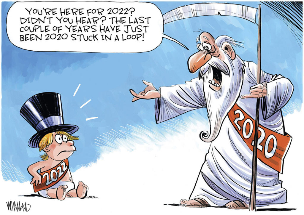 Editorial cartoons for Jan. 1, New Year's Day Editorial cartoons for Jan. 1, New Year's Day