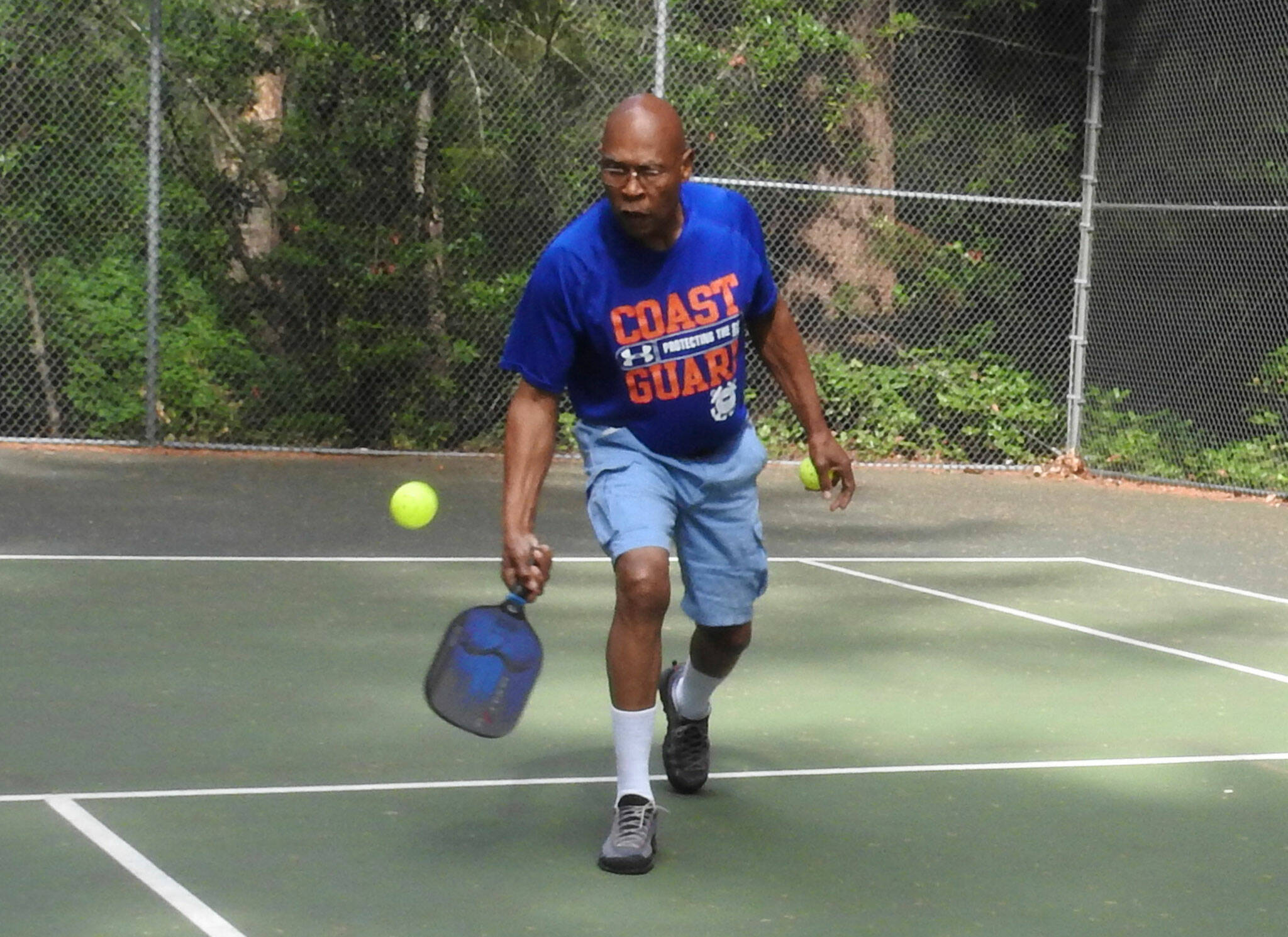 Sen. John Lovick, D-Mill Creek, has proposed a bill to make pickleball the official state sport. (Photo provided by Chuck Wright)