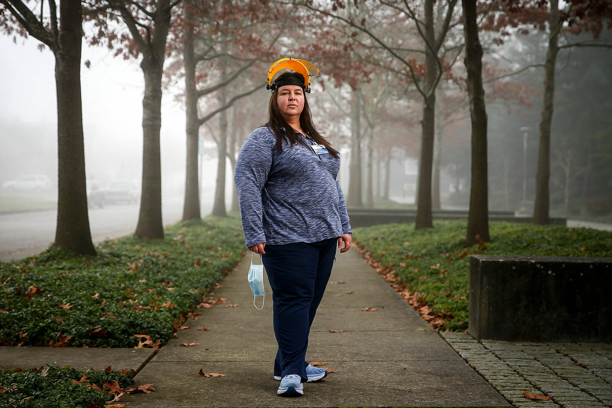 Maria Goodall is a vascular technologist at Providence Regional Medical Center Everett. (Kevin Clark / The Herald)