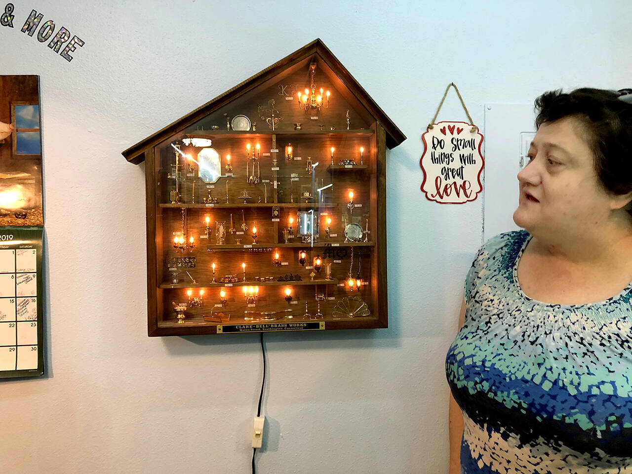 Connie Bigelow at her store in Edmonds in 2019. (Janice Podsada / Herald file)