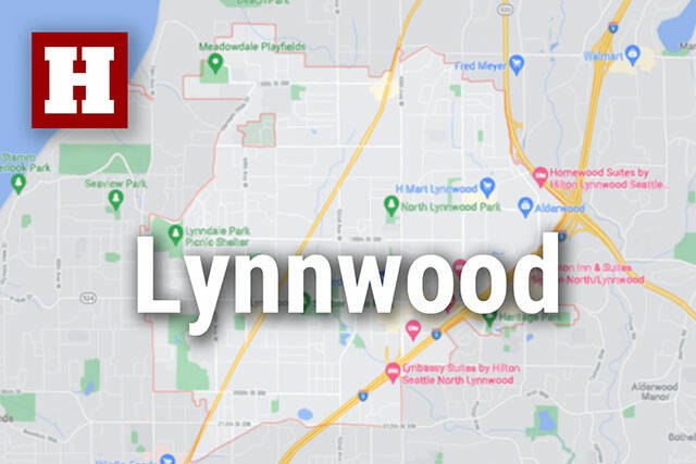 Logo for news use featuring the municipality of Lynnwood in Snohomish County, Washington. 220118