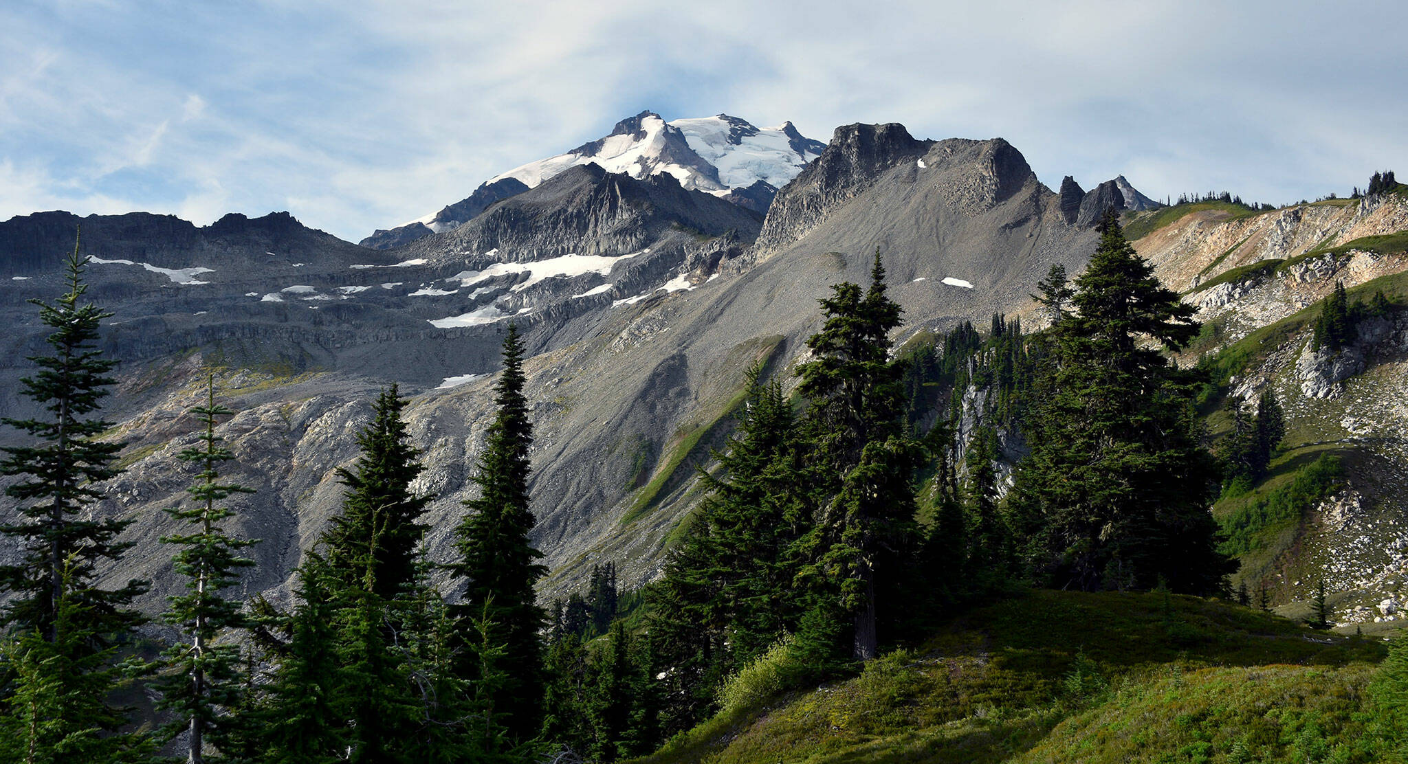 Glacier Peak, elevation 10,541 feet, in the Glacier Peak Wilderness of Mount Baker–Snoqualmie National Forest. (Caleb Hutton / Herald file)