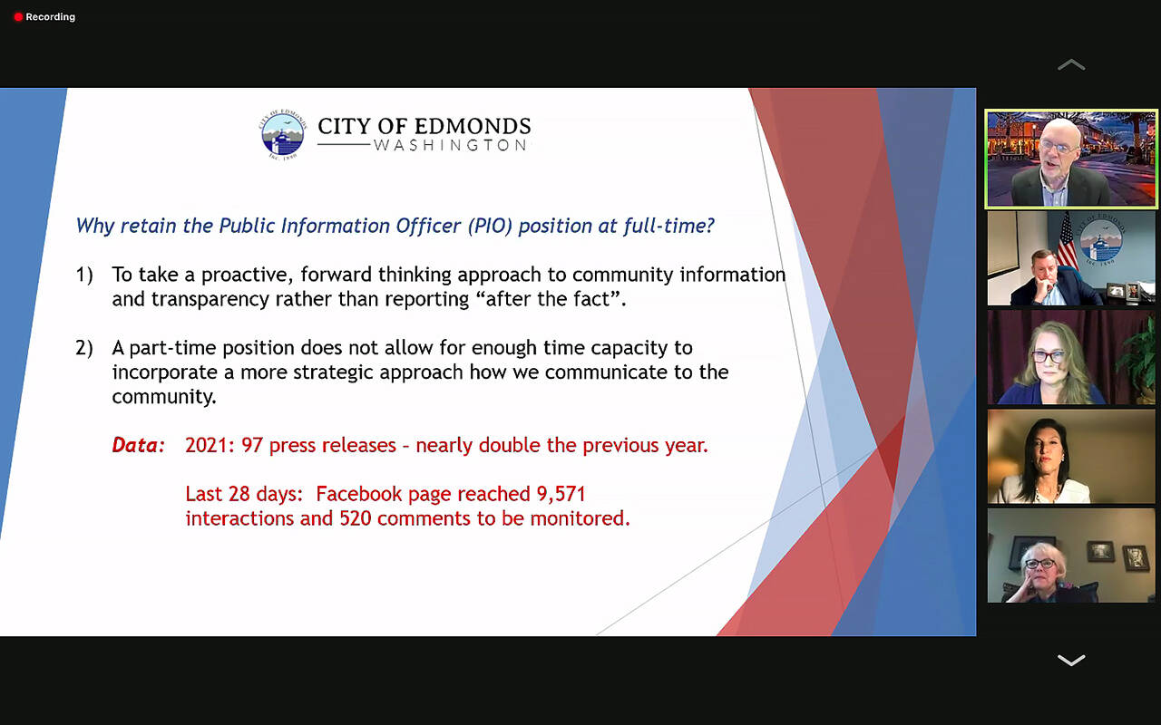 Edmonds City Council will soon vote on a series of proposed budget amendments.