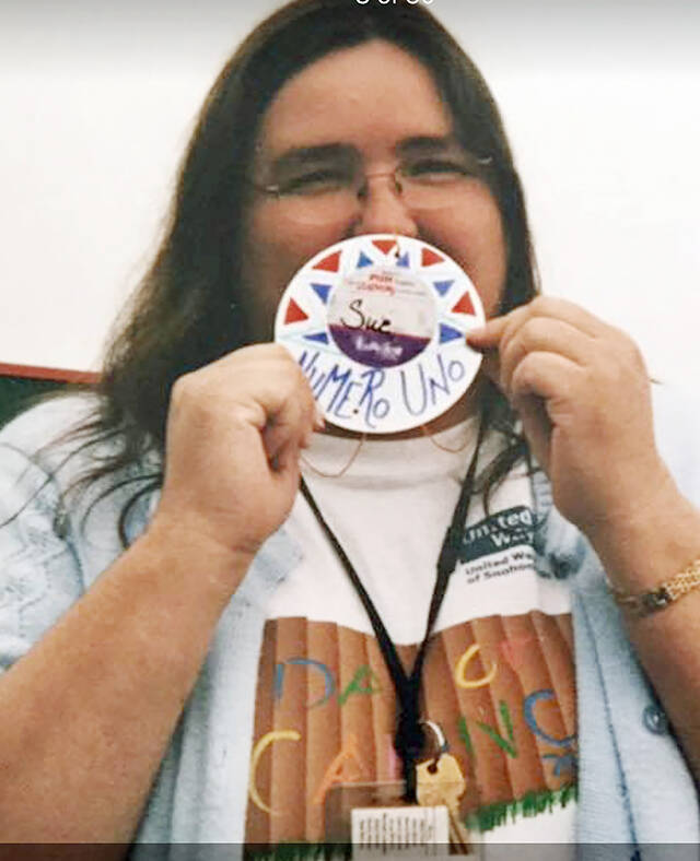 Sue Strong volunteered at Imagine Children’s Museum in Everett during the annual United Way of Snohomish County Day of Caring. She died in October and left $61,000 to the Everett Animal Shelter in her will. (Contributed photo)