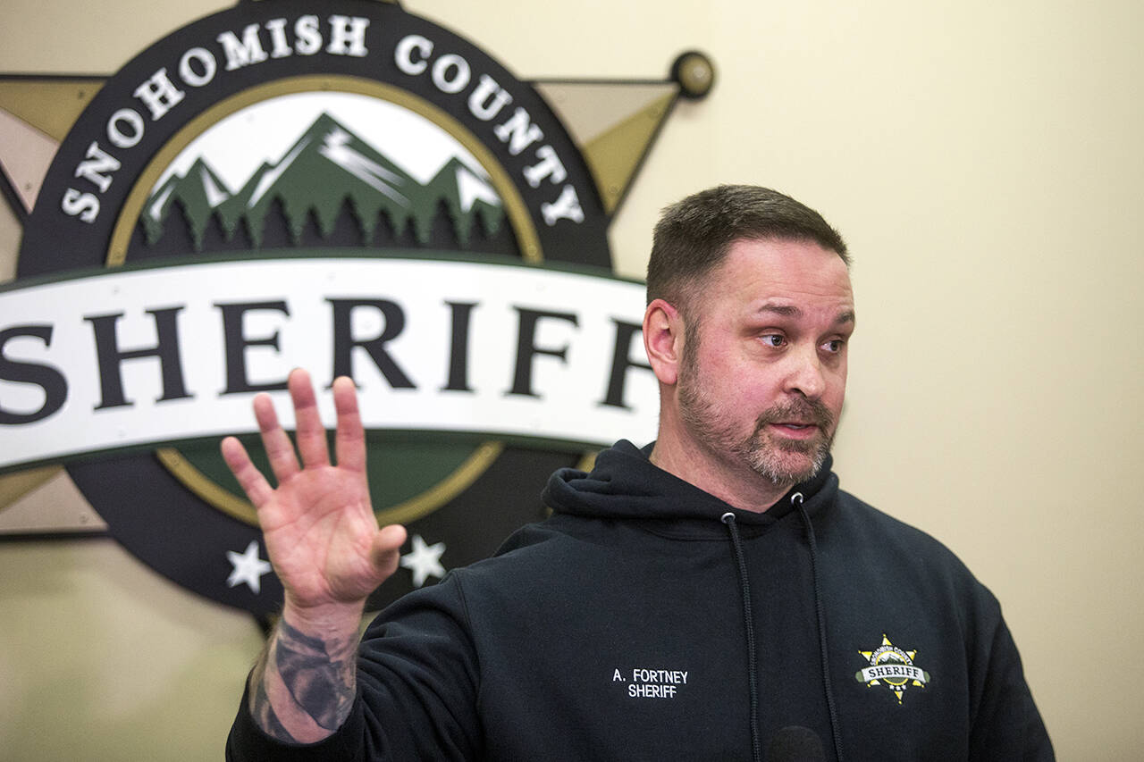 Sheriff Adam Fortney. (Andy Bronson / Herald file)
