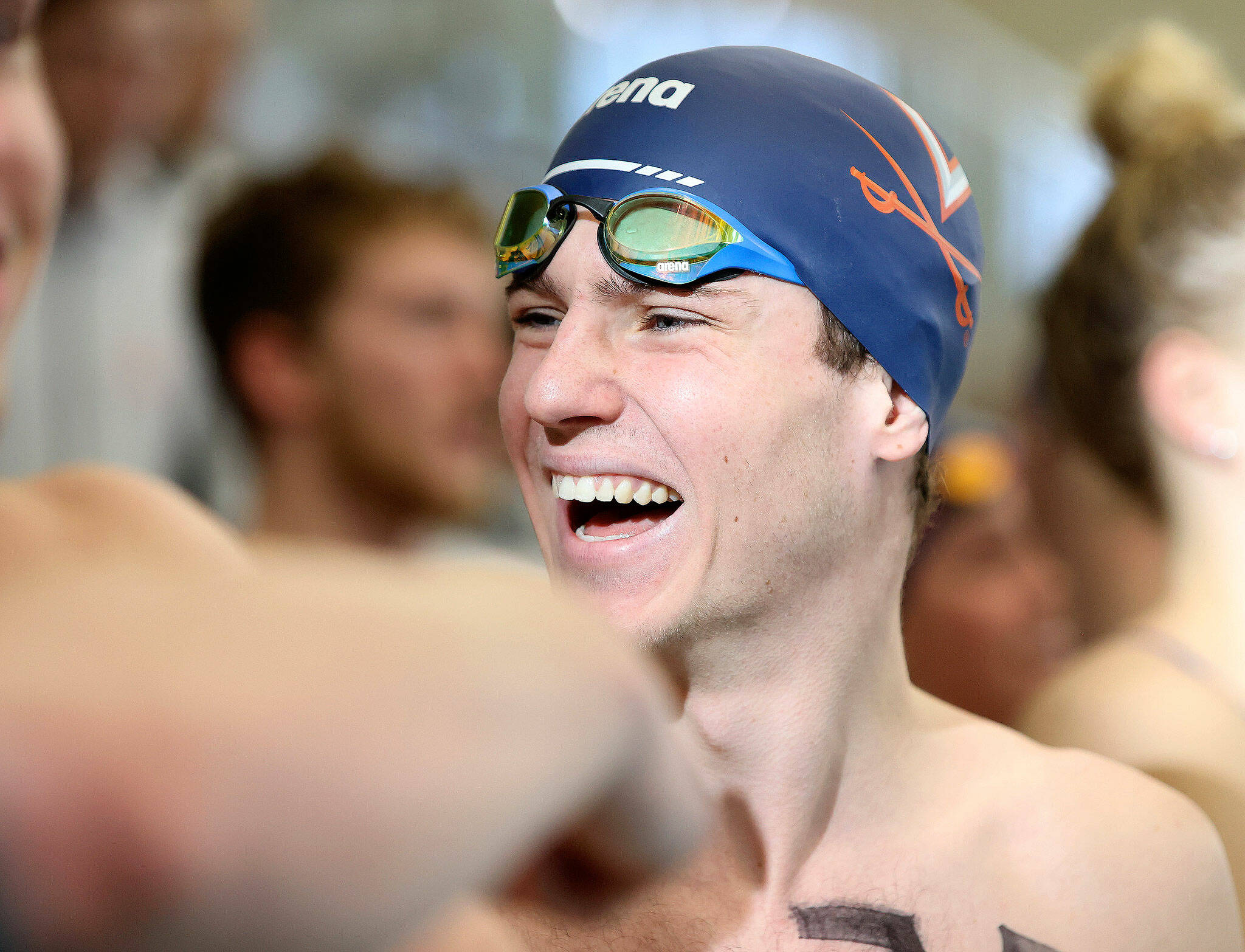 Virginia swimmer Matt King, a Glacier Peak High School graduate. (Matt Riley / UVA Athletic Communications)