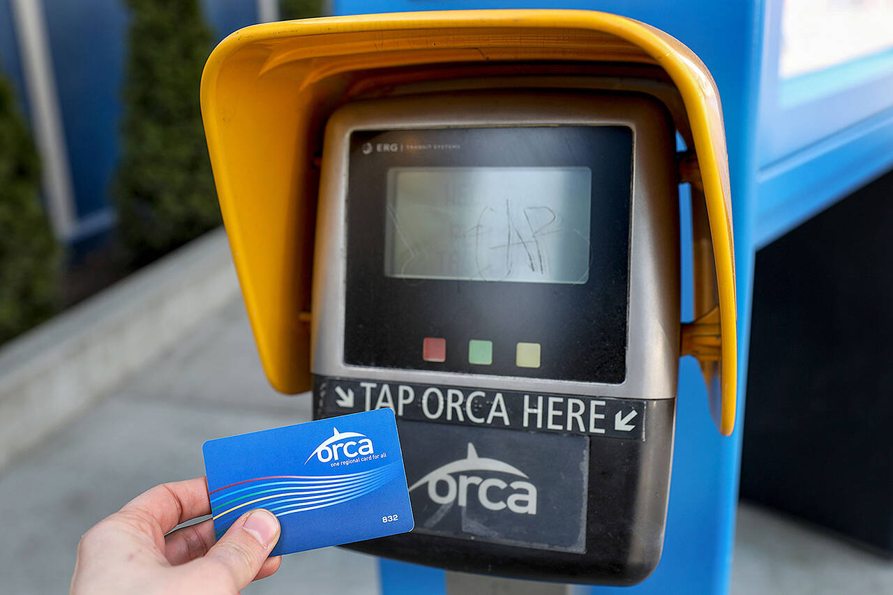 Community Transit might soon start offering a low-income bus fare to qualified riders. (Lizz Giordano / The Herald)