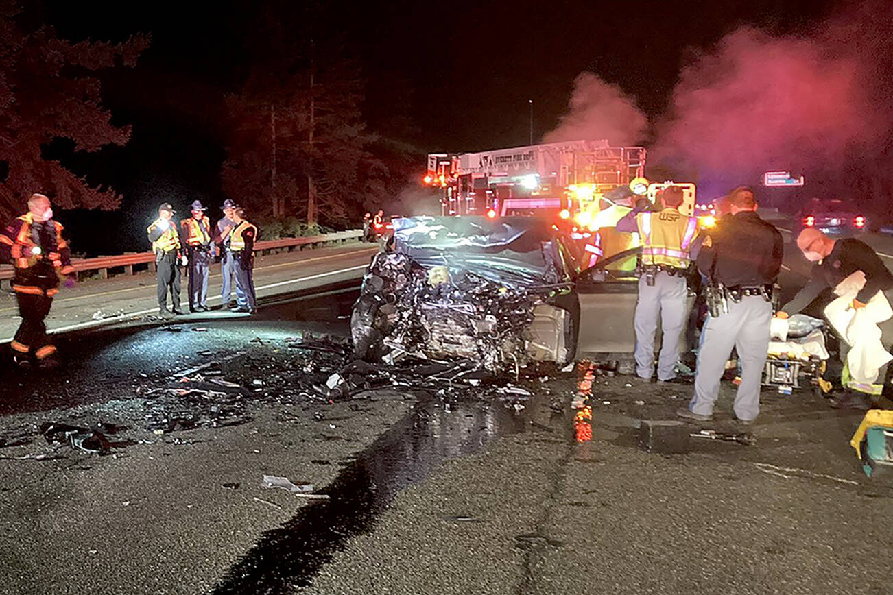 An Everett man suspected of driving under the influence in a Feb. 19 crash that killed two people. (Washington State Patrol)