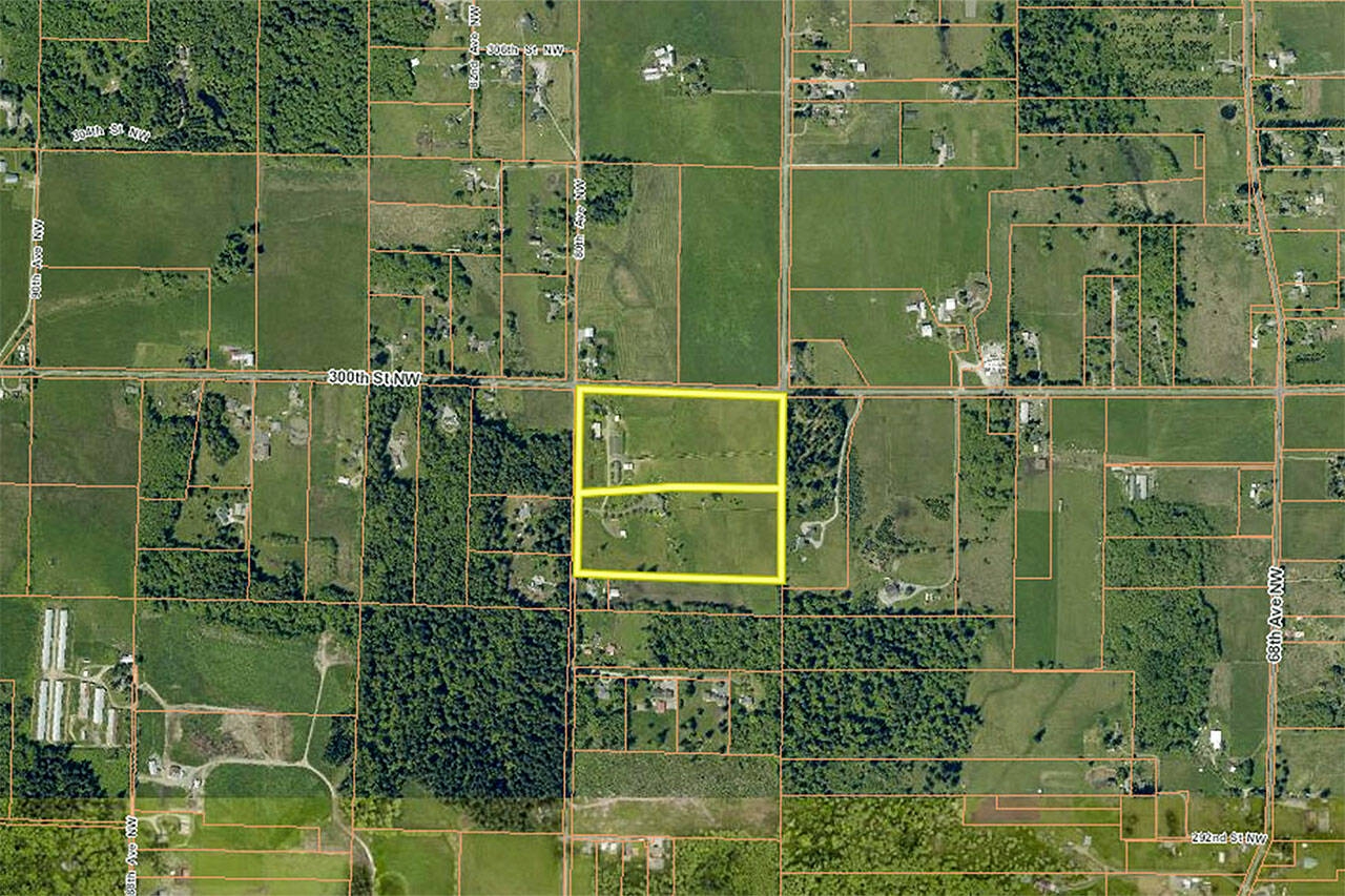 The proposed location for a 32-bed psychiatric treatment center north of Stanwood. (Snohomish County Planning & Development Services)