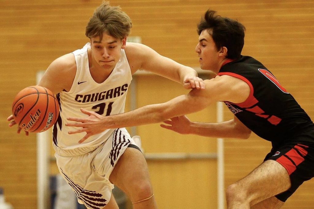After making their program’s first-ever Hardwood Classic trip in 2020, Blake Conyers and Lakewood are headed to Yakima for the second consecutive postseason. (Ryan Berry / The Herald)
