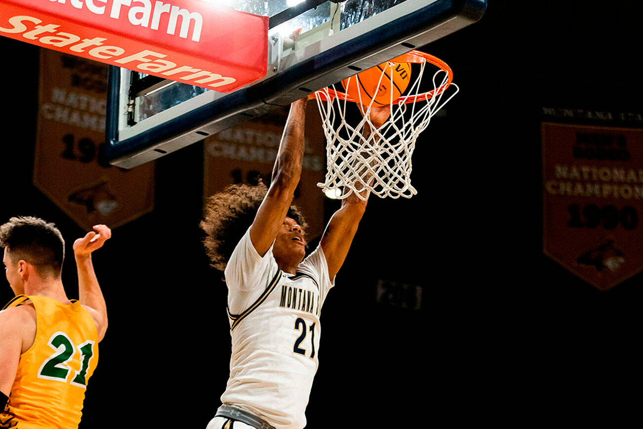 Montana State guard RaeQuan Battle, a Marysville Pilchuck graduate. (Jack Murrey/Montana State Athletics)