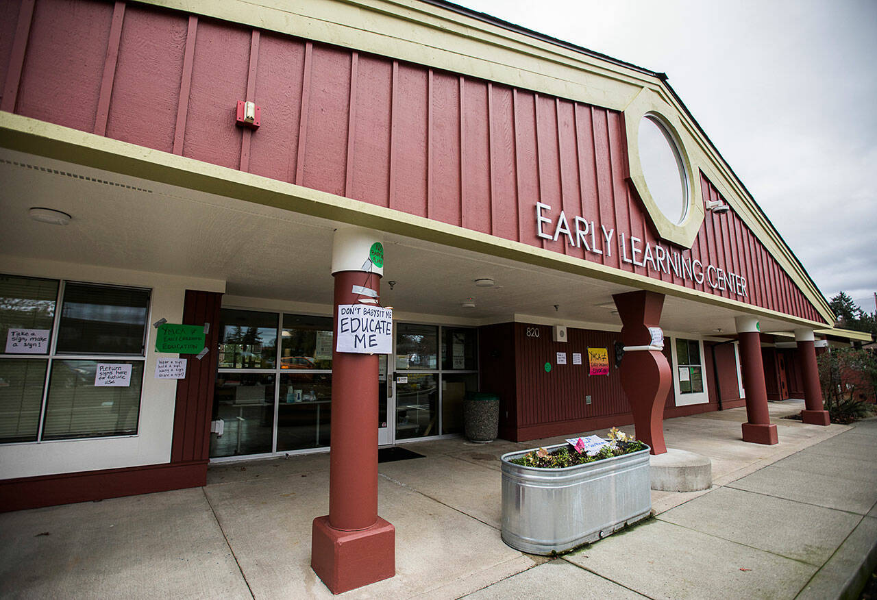Everett Community College’s Early Learning Center, a pre-kindergarten school that focuses on children and families with low incomes, will remain open after an agreement between the college and Snohomish County. (Olivia Vanni / Herald file)