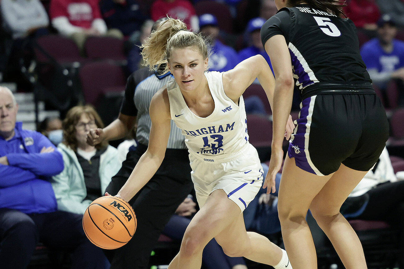 BYU guard Paisley Harding, a Glacier Peak High School graduate. (Nate Edwards / BYU Photo)