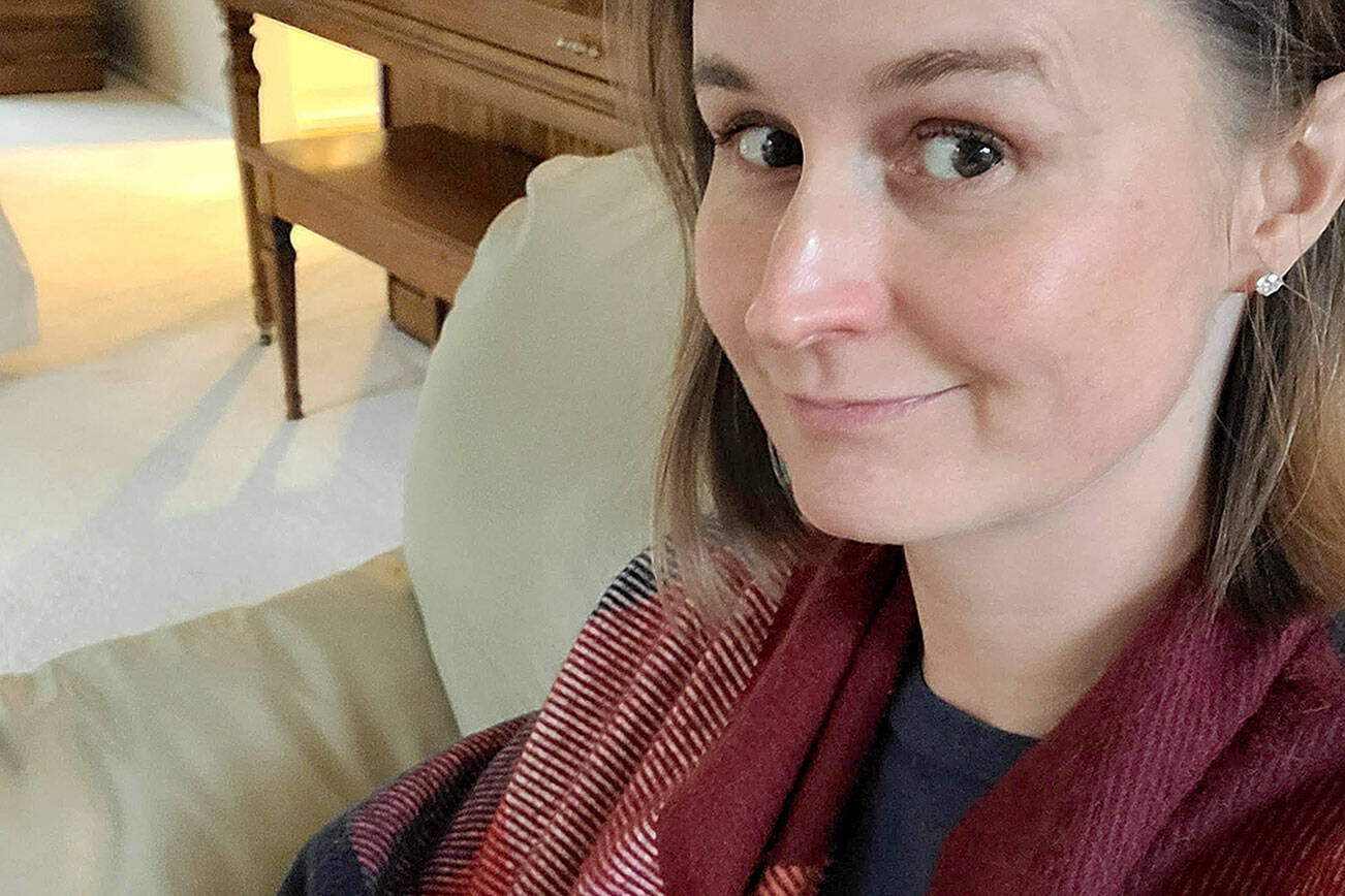 When nerve pain made long sleeves unbearable, a shawl came to the rescue. (Jennifer Bardsley)