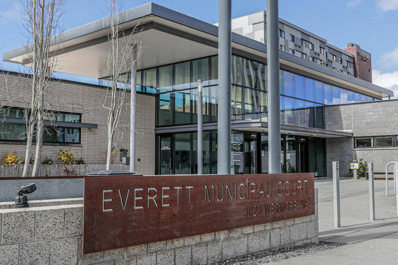 Everett Municipal Court plans to host a pilot program to give people charged with misdemeanors who have substance use disorder an alternative to the criminal process. (Kevin Clark / The Herald)
