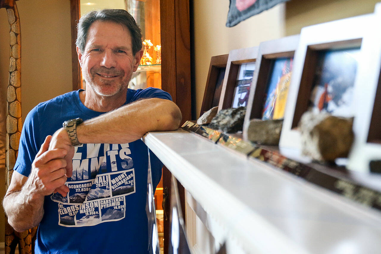 Rick Thurmer, a Mukilteo physician who summited the highest peaks on seven continents, died this week while solo climbing in the Cascade Range. (Kevin Clark/The Herald)