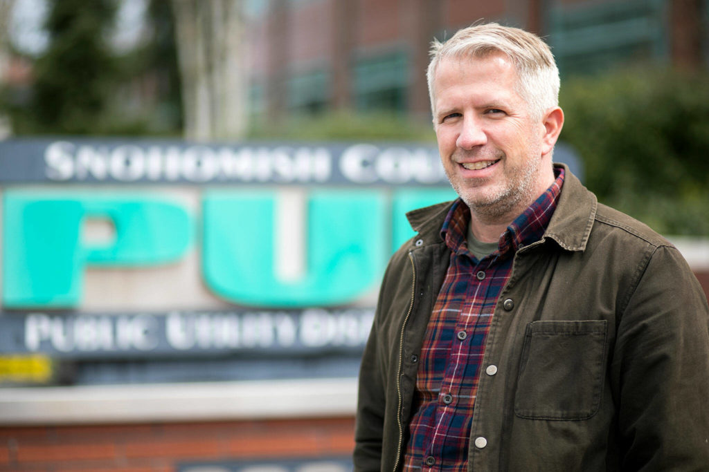 Scott Spahr, the generation engineering manager at the Snohomish County Public Utility District. (Ryan Berry / The Herald)
