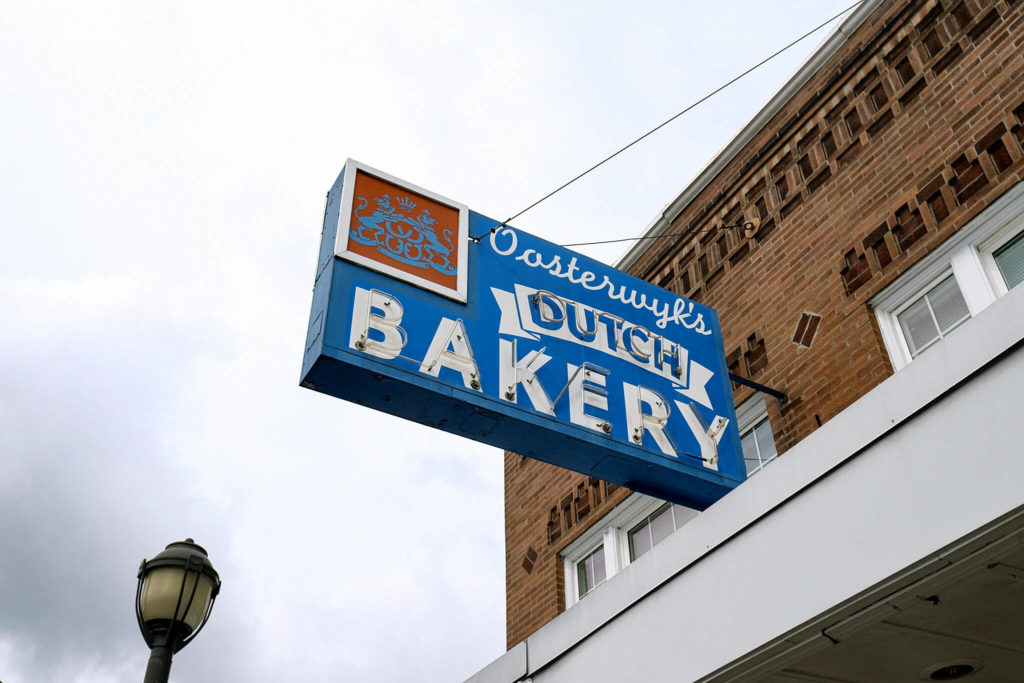Oosterwyk’s Dutch Bakery in downtown Marysville has pre-orders for 60 dozen hot cross buns on Friday as Christian observers prepare for Good Friday and Easter celebrations this weekend. (Taylor Goebel / The Herald) 
