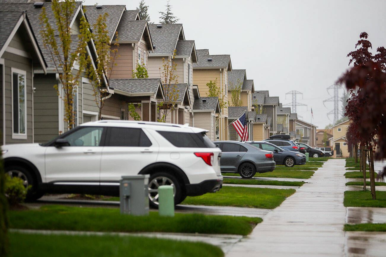 New LGI Homes on Thursday, May 12, 2022 in Sultan, Washington. (Olivia Vanni / The Herald)