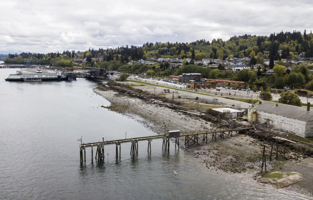 The 26-acre Mukilteo waterfront is the topic of community outreach to develop a unified plan. (Olivia Vanni / The Herald)
