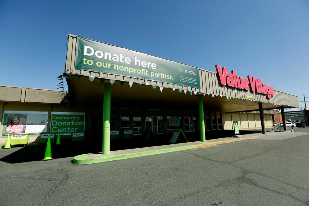 Value Village in Spokane. (Young Kwak / InvestigateWest)
