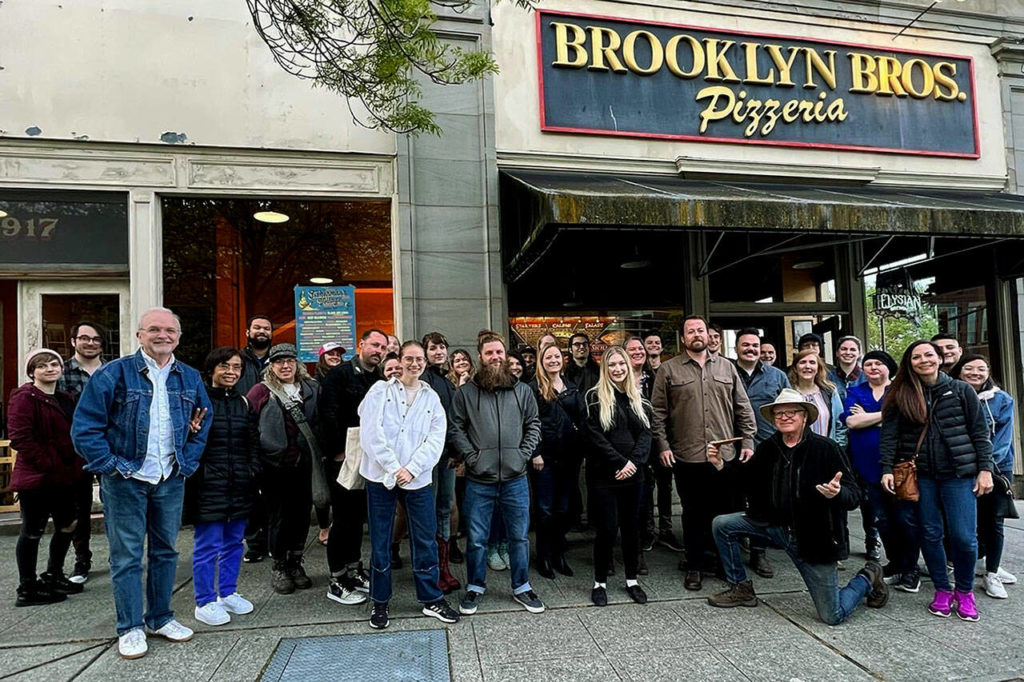 Volunteers and staff of the Everett Music Initiative. (Everett Music Initiative) 
