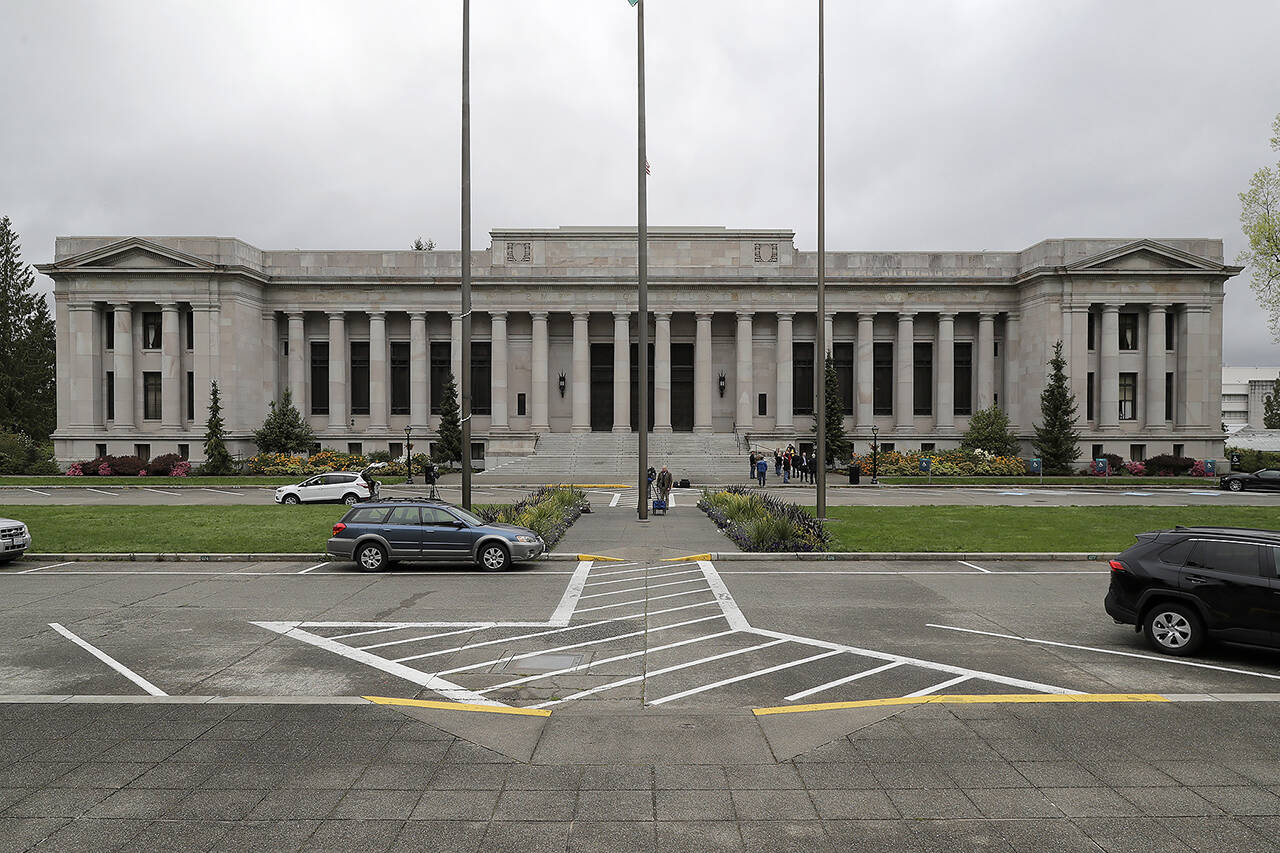 The Temple of Justice at the Capitol in Olympia. (AP Photo/Ted S. Warren, file)