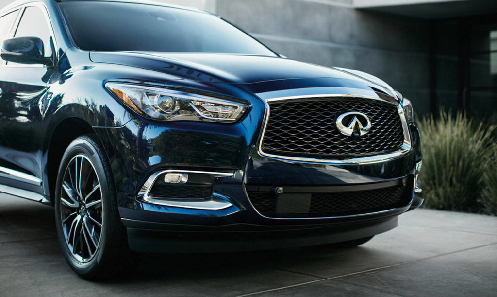 Dynamic styling is a hallmark of the 2022 Infiniti QX60 midsize SUV. (Manufacturer photo)
