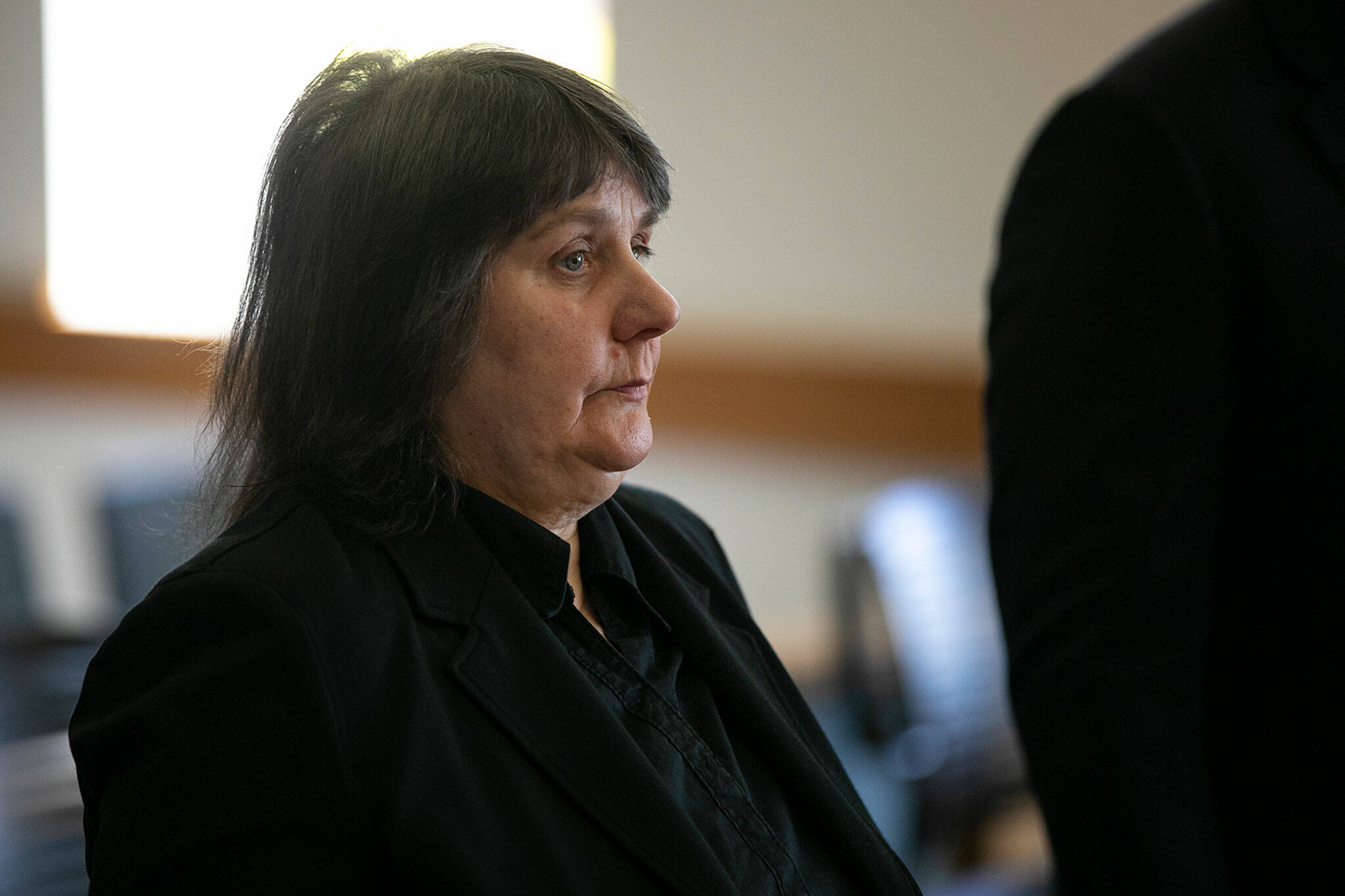 Svetlana Kravchenko appears in court for her sentencing Thursday at the Snohomish County Courthouse in Everett. (Ryan Berry / The Herald)