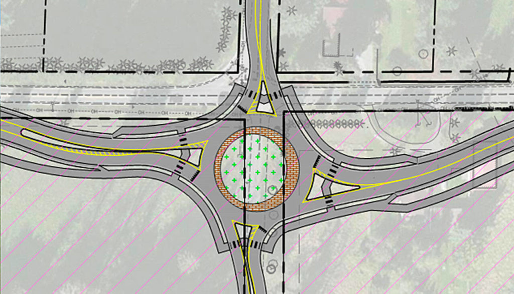 The Stillagumish Tribe of Indians is building a roundabout at the intersection 236th Street NE and 19th Avenue NE also called Kackman Road. (Stillaguamish Tribe of Indians)
